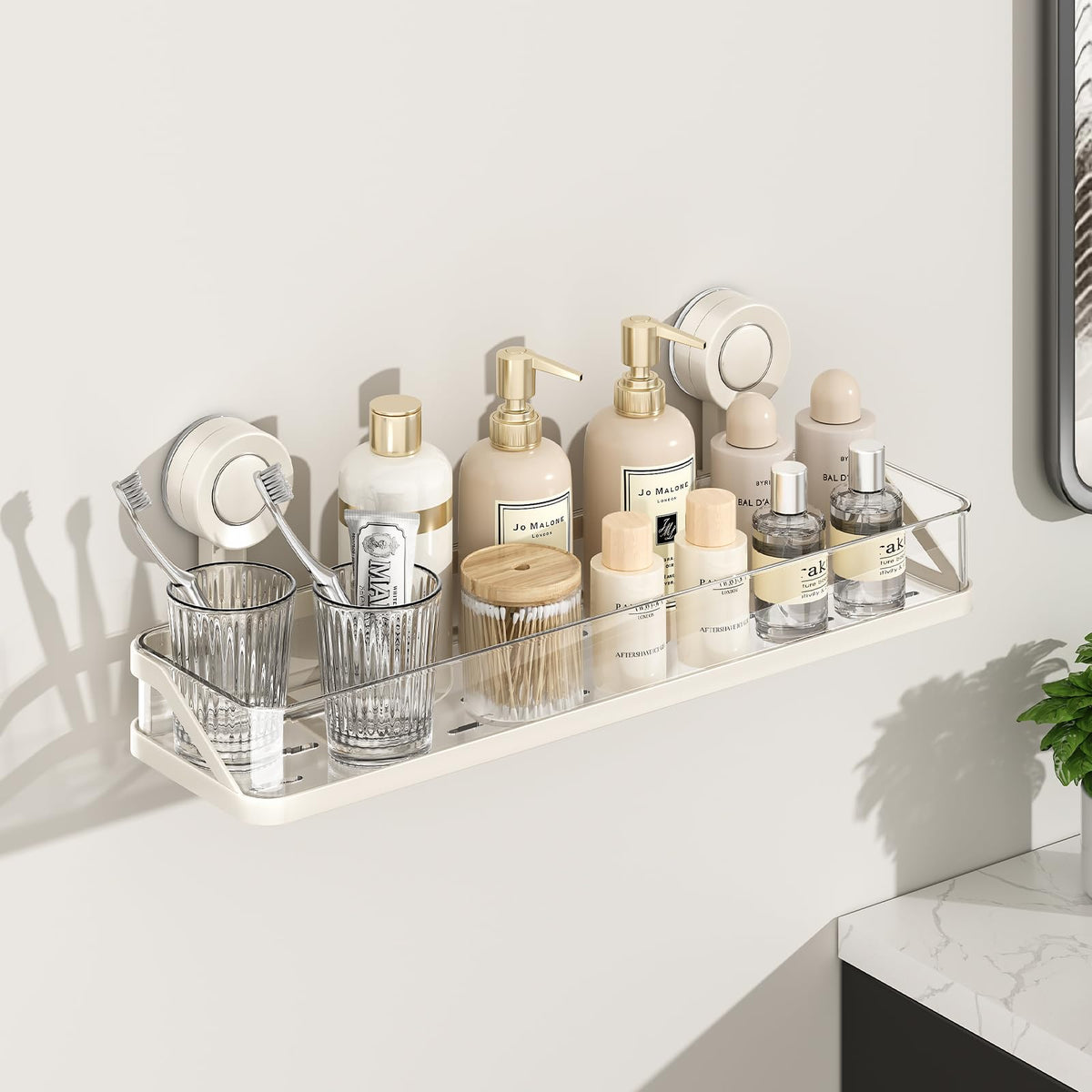Shower Caddy Suction Cup, Bathroom Organizer Shelf