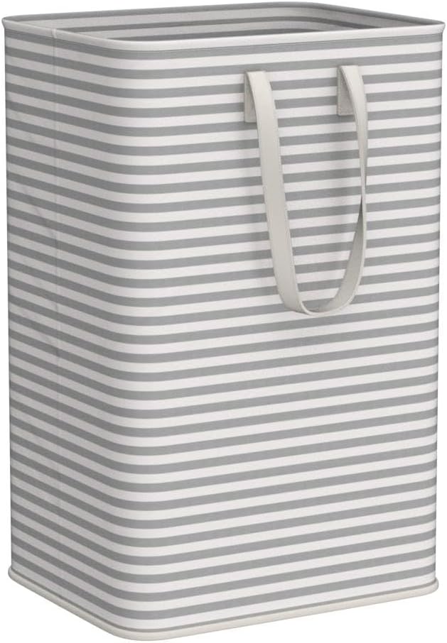Lifewit 80L Large Laundry Baskets, Laundry Hampers Bags, 2 Pack, Grey