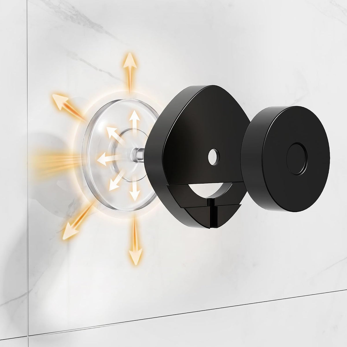 Taozun Paper Towel Holder Wall Mount Suction Cup Easy Install