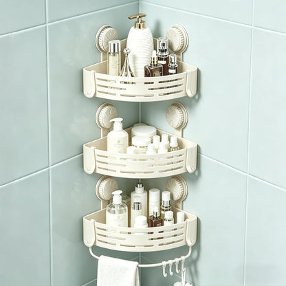 LOOCH 3 Pack Corner Shower Caddy Organizer Space-Saving Shelves