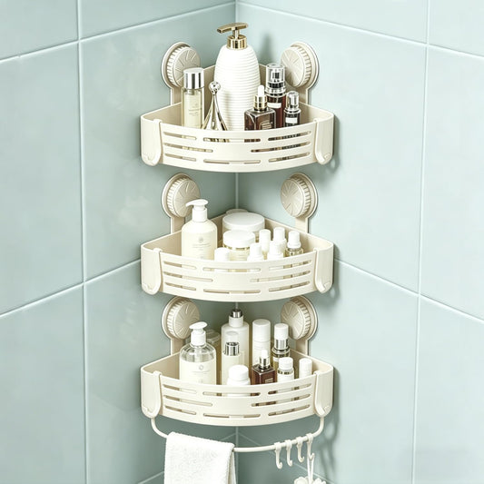 LOOCH 3 Pack Corner Shower Caddy Organizer Space-Saving Shelves