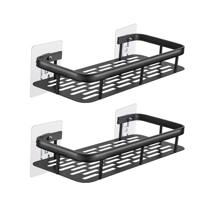 Veinvifiy 2 Tiers Corner Shower Caddy with Suction Cup 2 Pack Corner Shower Shelves Aluminum Upgraded Shower Organizer Removable Bathroom Storage Rack Kitchen Wall Mounted Bathroom Caddies Grey