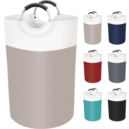 BlissTotes 90L Laundry Basket, Freestanding Collapsible Hamper, Black