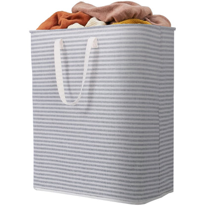 Lifewit 80L Large Laundry Baskets, Laundry Hampers Bags, 2 Pack, Grey