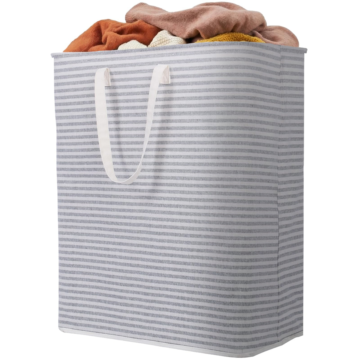 Lifewit 75L Large Laundry Baskets, Laundry Hampers Bags, 2 Pack, Grey
