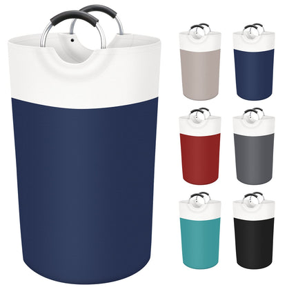 BlissTotes 90L Laundry Basket, Freestanding Collapsible Hamper, Black