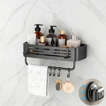 Corner Shower Caddy Suction Cup, 2 Pack Shower Shelves, Gray