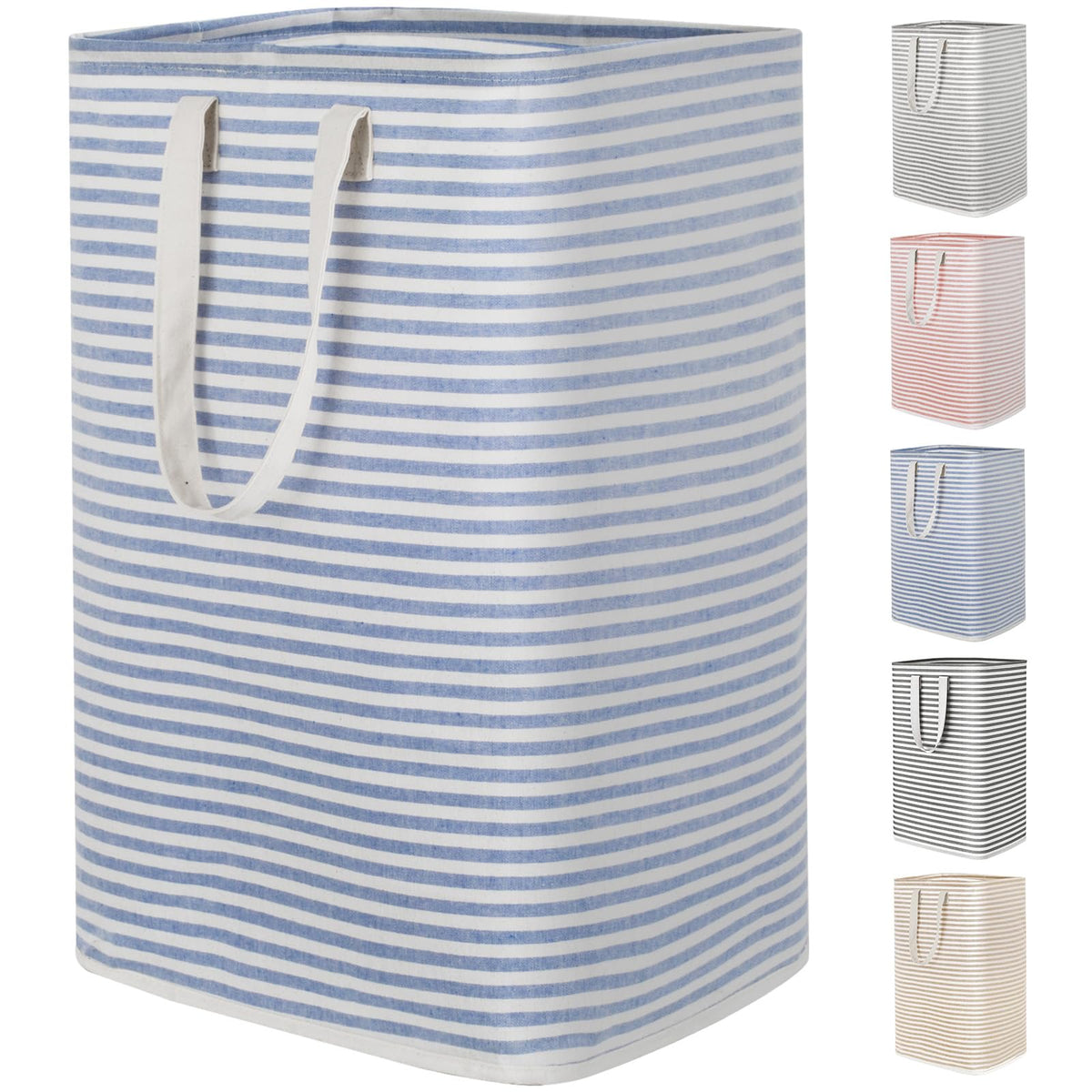 Lifewit 80L Large Laundry Baskets, Laundry Hampers Bags, 2 Pack, Grey