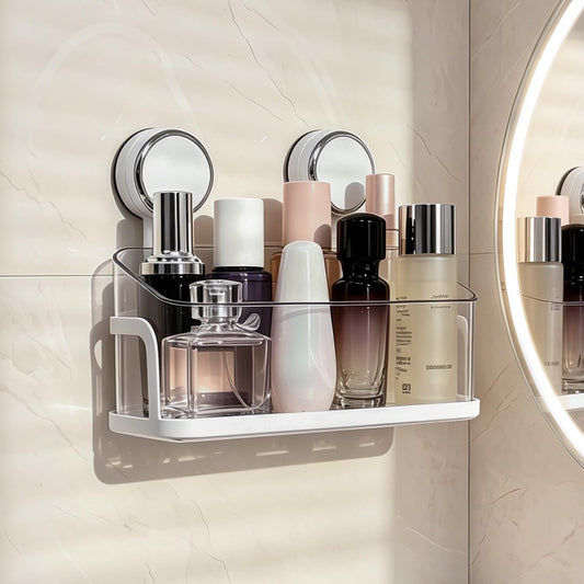 Shower Caddy Suction Cup, Bathroom Organizer Shelf