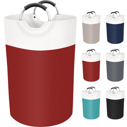 BlissTotes 90L Laundry Basket, Freestanding Collapsible Hamper, Black