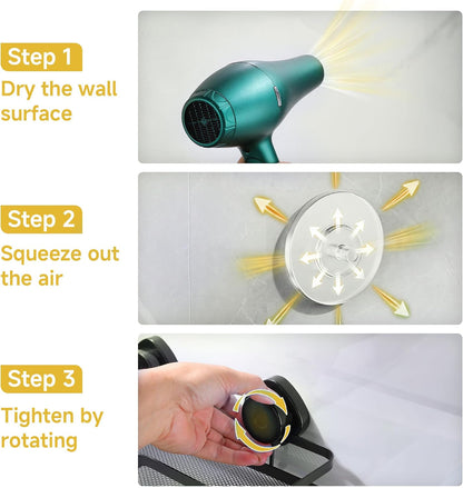 Taozun Paper Towel Holder Wall Mount Suction Cup Easy Install