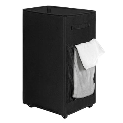 Chrislley Rolling Laundry Basket, 90L Foldable Laundry Hamper with Wheels