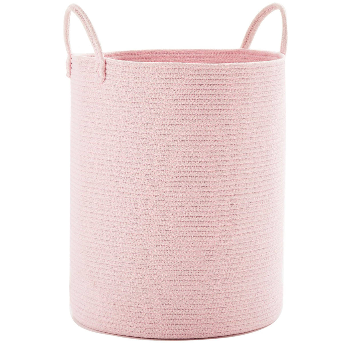 60L Black Laundry Basket Hamper Woven Rope Clothes hamper