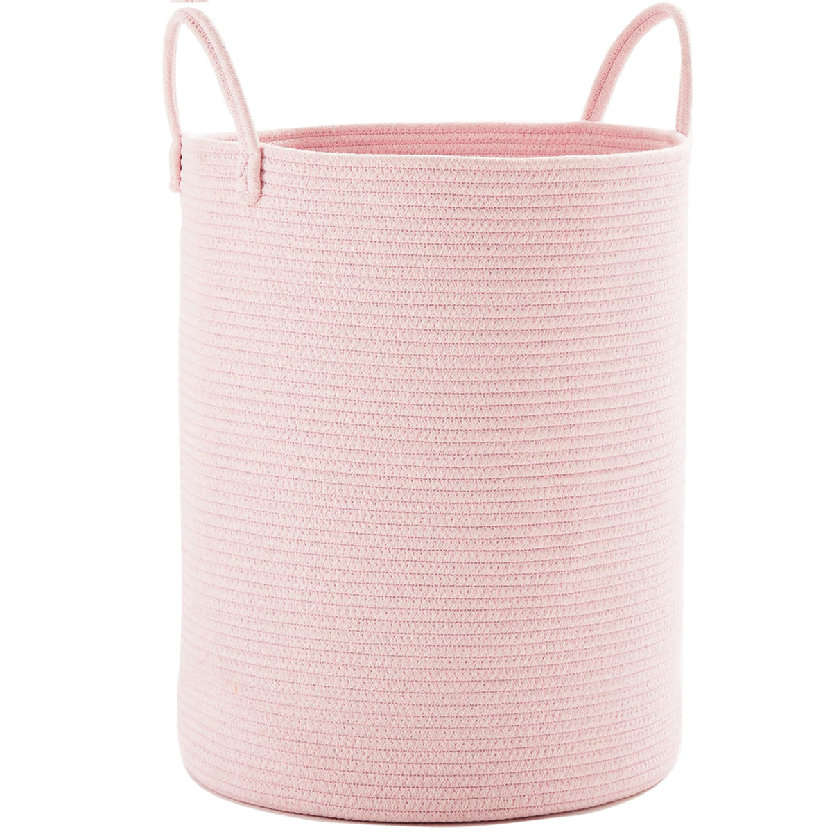 60L Black Laundry Basket Hamper Woven Rope Clothes hamper