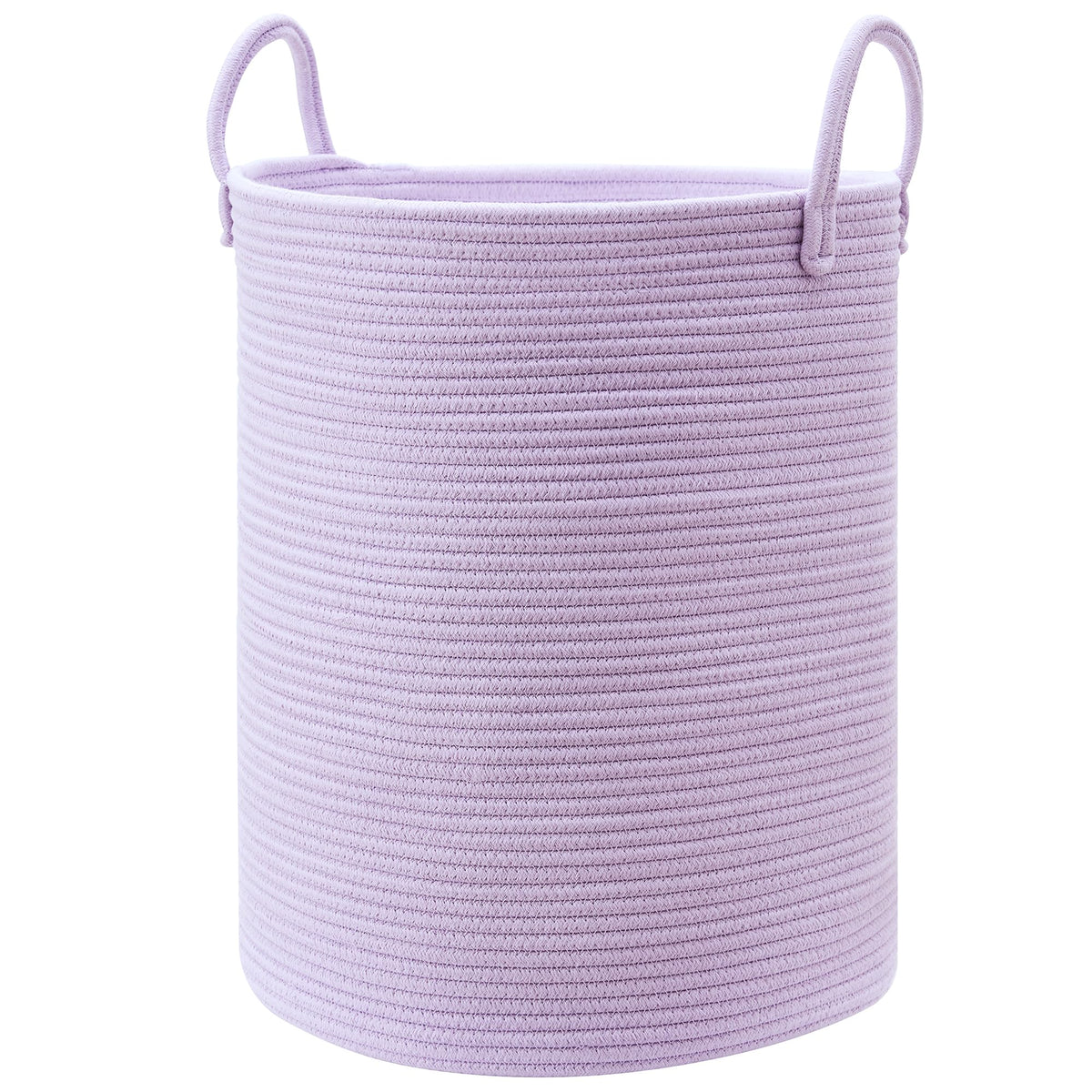 60L Black Laundry Basket Hamper Woven Rope Clothes hamper